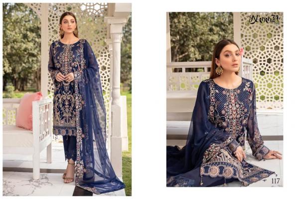 Noor Ramsha Designer Georgette Pakistani Salwar Collection